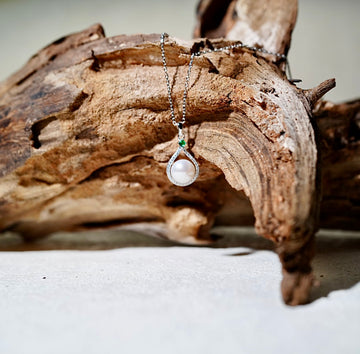 Twilight Dewdrop Pearl Necklace