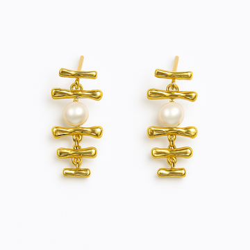 Golden Riddle Earrings
