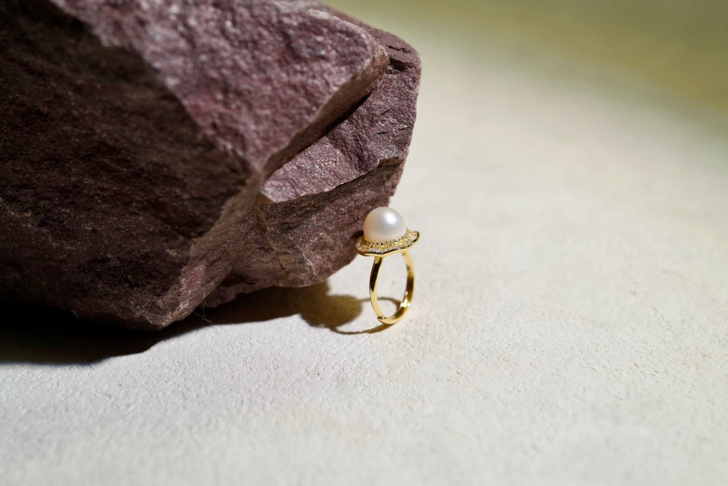 Aurora Crown Pearl Ring